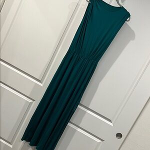 NWT Sleeveless Teal Maxi Dress - Elegant Everyday Style sz S
